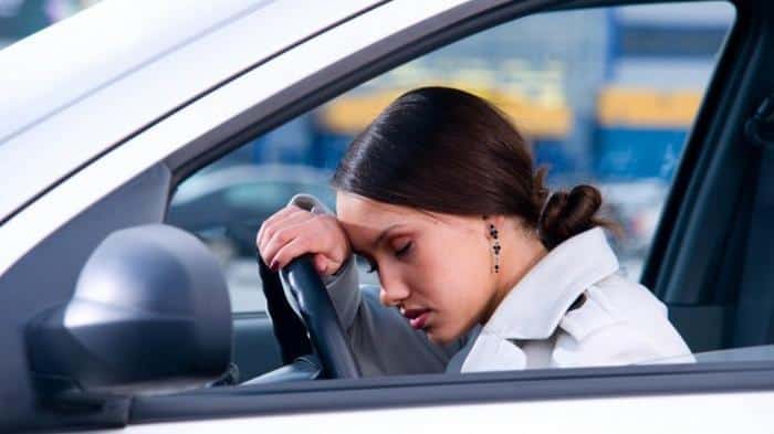 fare for kørsel, når døsig; risiko for søvnighed under kørslen