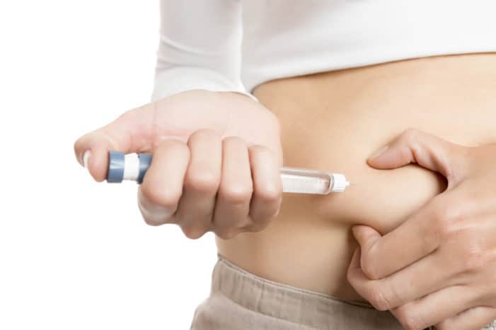 forkert injektion af insulin