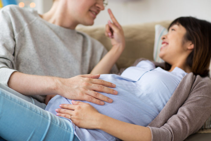 at have sex, mens de er gravid
