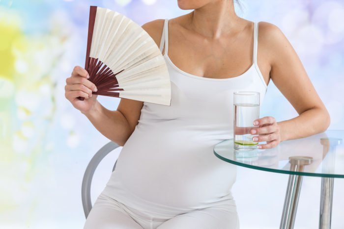 overvinde varme under graviditeten
