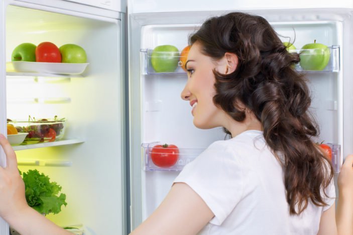 mad må ikke komme ind i køleskabet