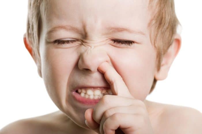 fjernelse af fremmedlegemer fra barnets næse