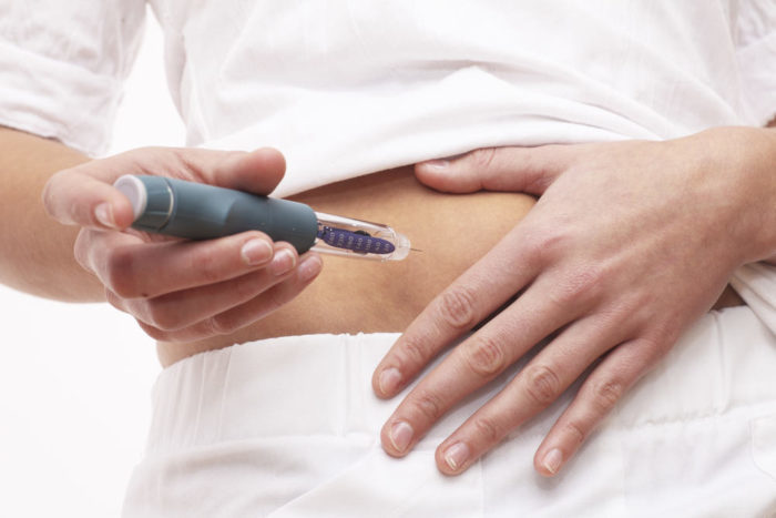 Insulininsprøjtninger af kunstig pankreas type 1 diabetes