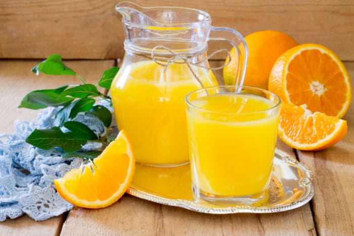 vælg sund appelsinjuice