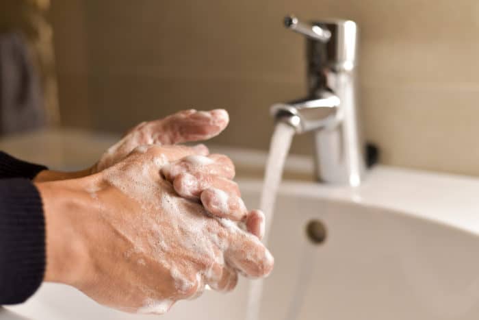 vask hænder før sex