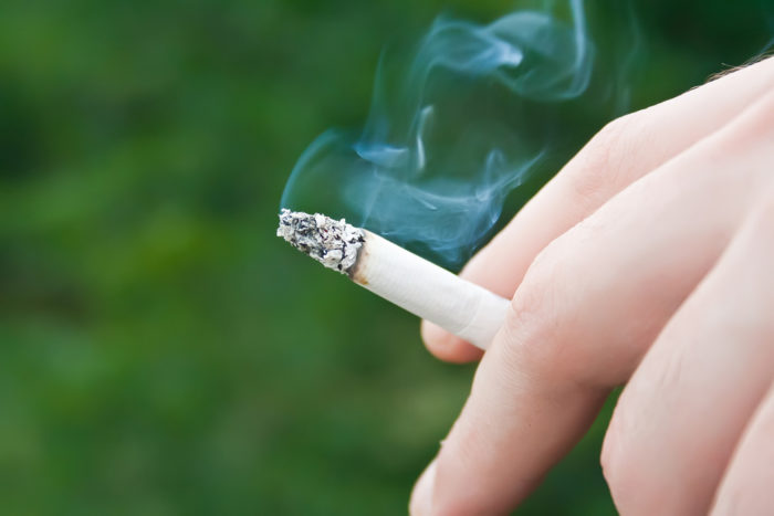 rygning forårsager leverkræft