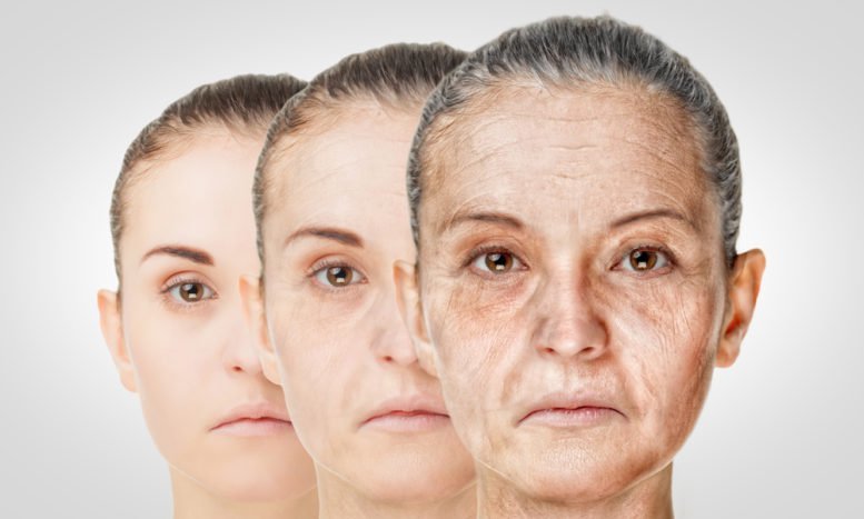 tegn på hudens aldring